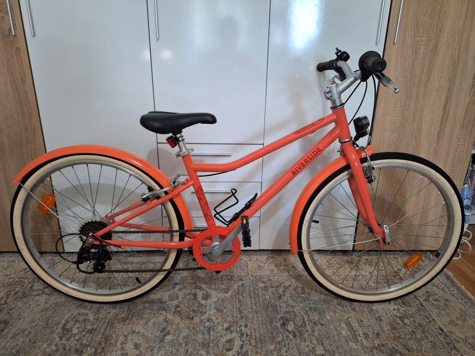 Детски трекинг велосипед Riverside, BTWIN 500, 24 инча