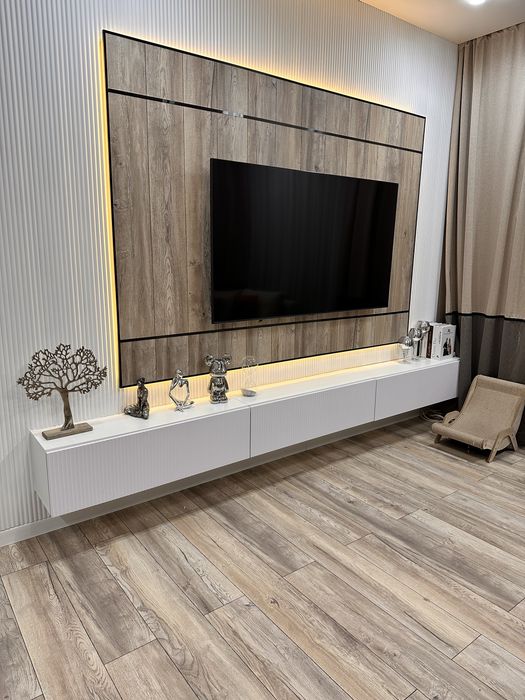 Подвесная тумба из трёх делений