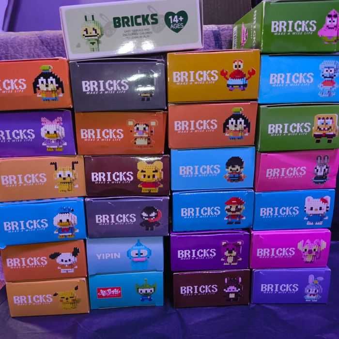 Конструкторы BRICKS, Марвел, Стич, Куроми