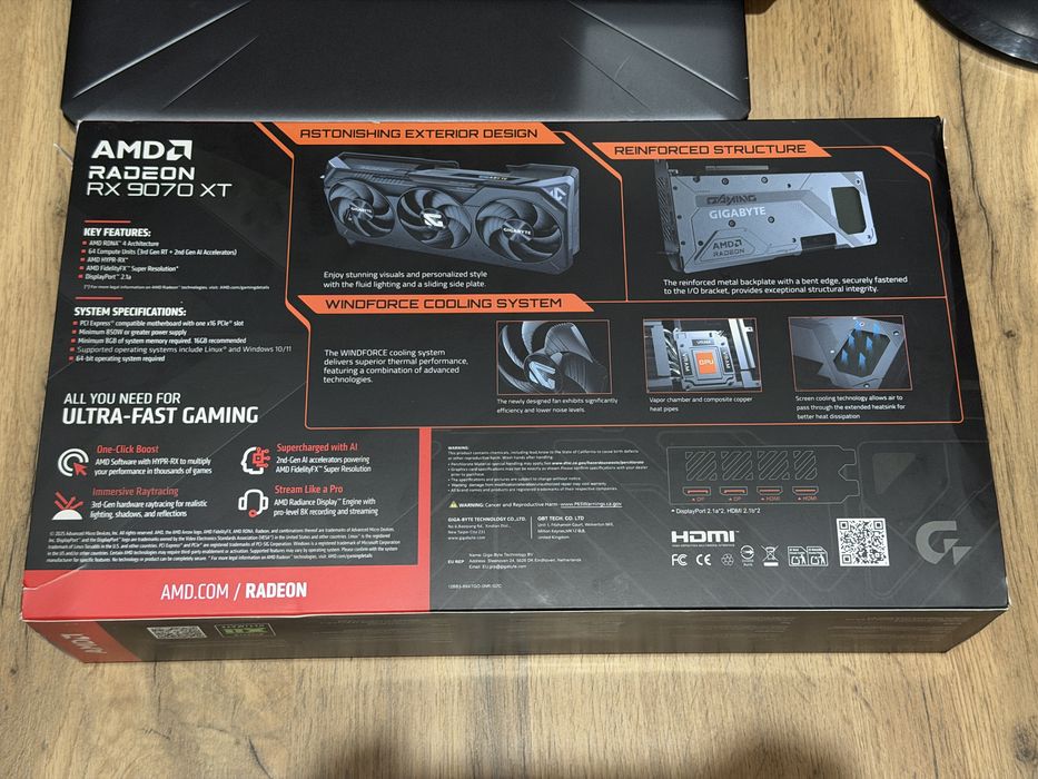 RX 9070 XT Gigabyte Gaming OC 16 gb