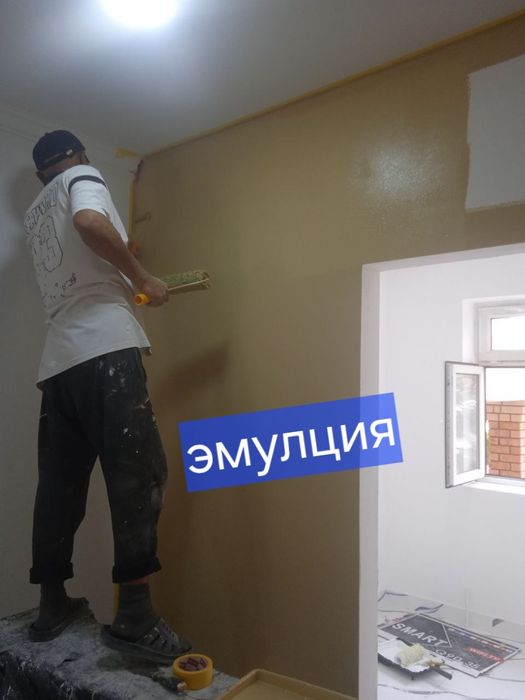 Поклейка обойев обой ламинат эмуляция косметический  oboy laminat  пад