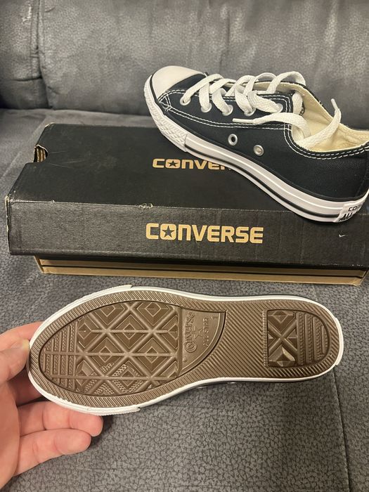 Converse черен нисък
