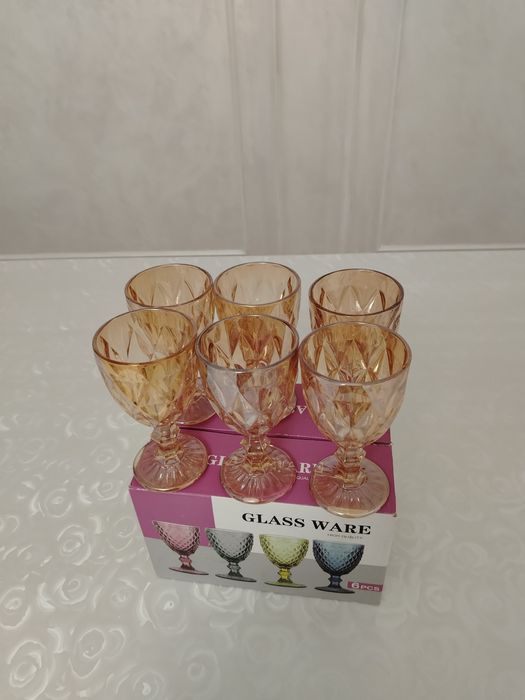 Фужер 12 штук  6 мың теңге