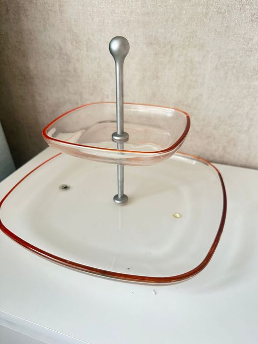 Продам этажерка фруктовница хрусталь