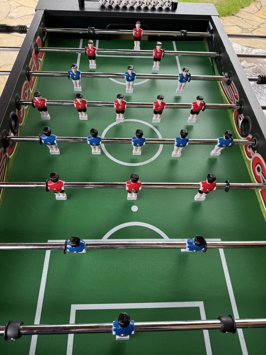 Masă de Fotbal Profesională (Foosball) – Dimensiuni Mari 142x72 cm – Stare Excelentă!