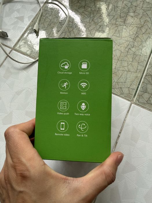 Cameră supraveghere bebe WiFi 360° Full HD 1080P