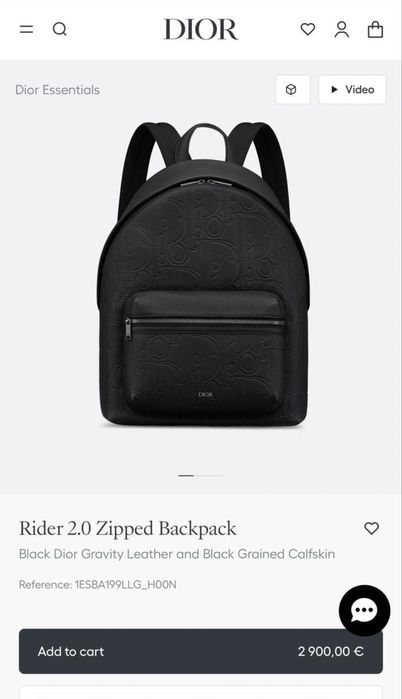 Dior раница Rider 2.0