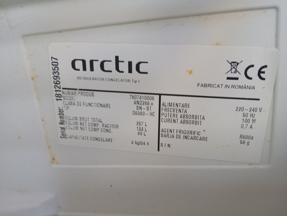 Frigider/congelator ARCTIC