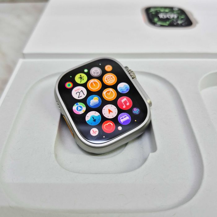 Apple Watch Ultra 3 GPS + Cellular 49mm Titanium M/L Garantie Zeus Amanet Militari 36471