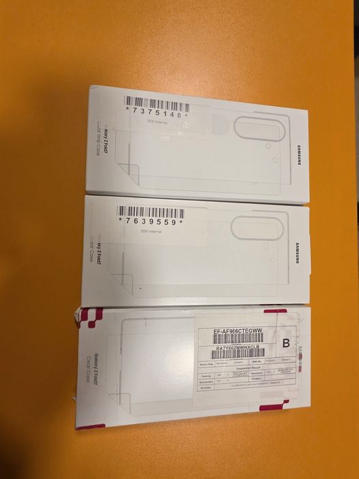 Huse originale pentru Samsung Z Fold7 Clear Magnet Case open box