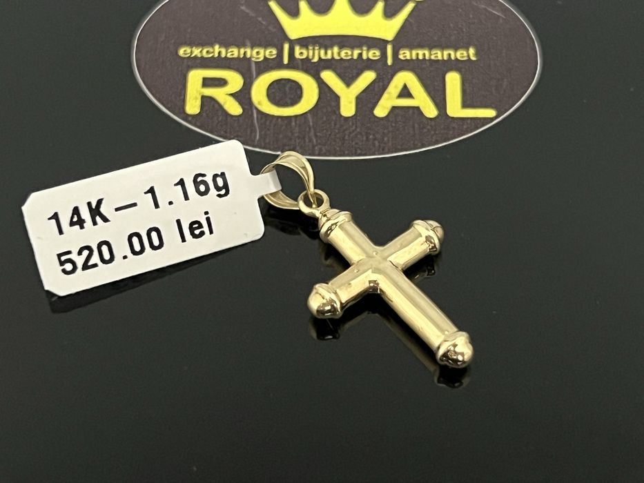 Bijuteria Royal CB : Pandant aur 14k 585  1,16 gr