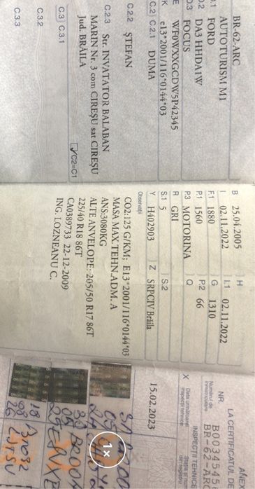 Vand Ford focus 1.6 diesel