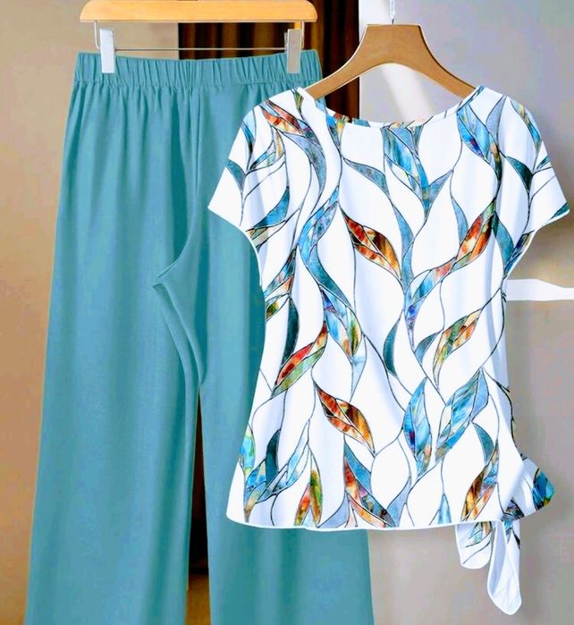 Set dama 2 piese de vara,material subțire,model superb,bust 60x2