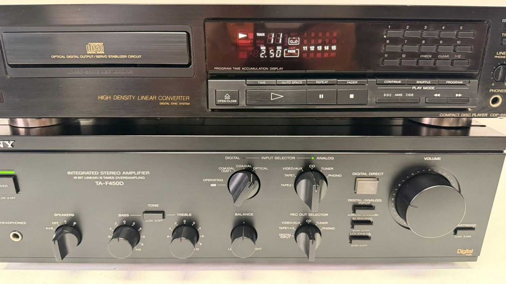 Amplificator Sony TA-F450D Japan Vintage Statie si CDP 690