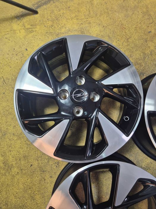 4 Jante Aliaj 4x108 16'' 6.5J ET 32 - OEM Opel Corsa Mokka - Citroen C4 Cactus Aircross - Peugeot 308 208 2008 NOI - MODEL 2026 !