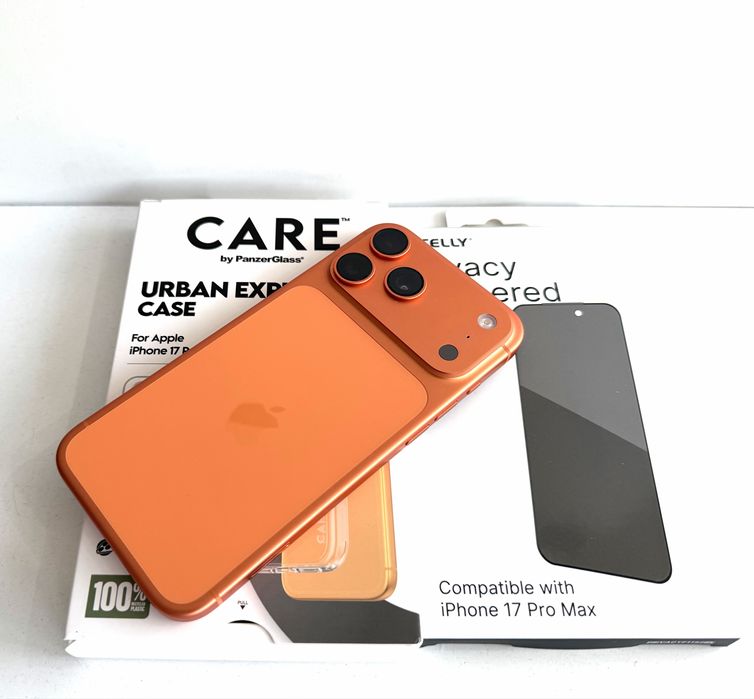 НОВ! iPhone 17 Pro Max 256GB Cosmic Orange ГАРАНЦИЯ!