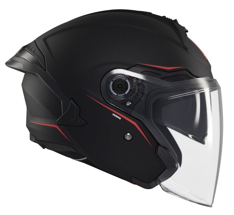 Casca moto open face MT Cosmo negru (ochelari soare) S, M, L, XL Nouă!
