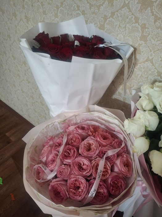 Цветы свежие розы