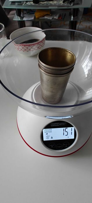 3 pahare argint 875/1000