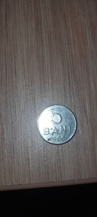 Monedă 5 bani 1966