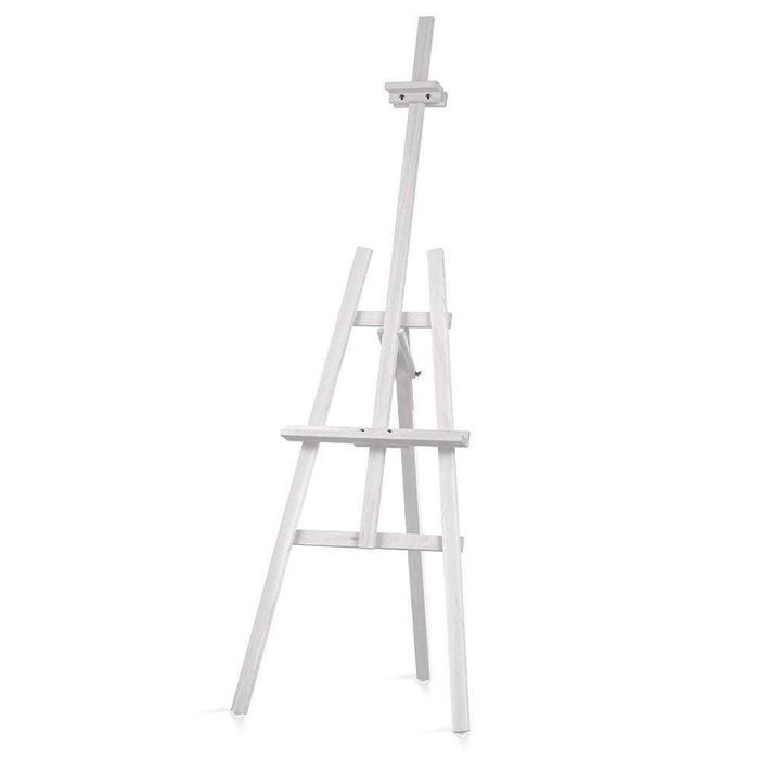 Дървен статив - 150 см - натурален, бял, черен и розов