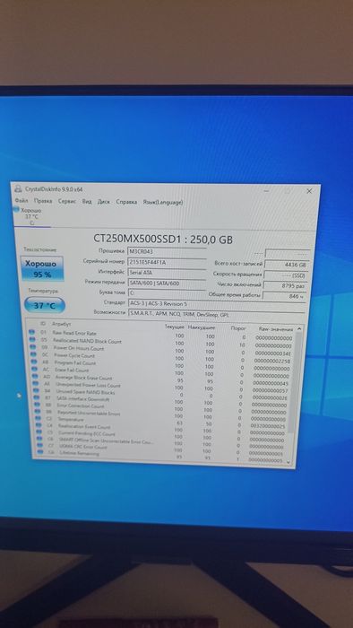 Crucial MX500 256Gb Original