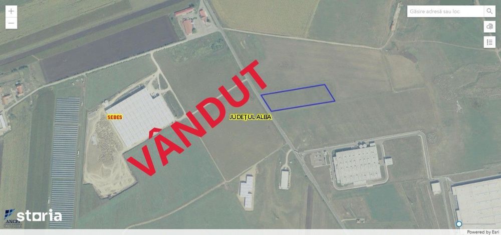 Teren 15000 mp De Vanzare La Iesire Din Sebes Spre Deva. Comision 0
