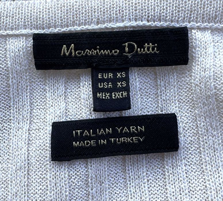 Дамска блуза MASSIMO DUTTI в цвят екрю