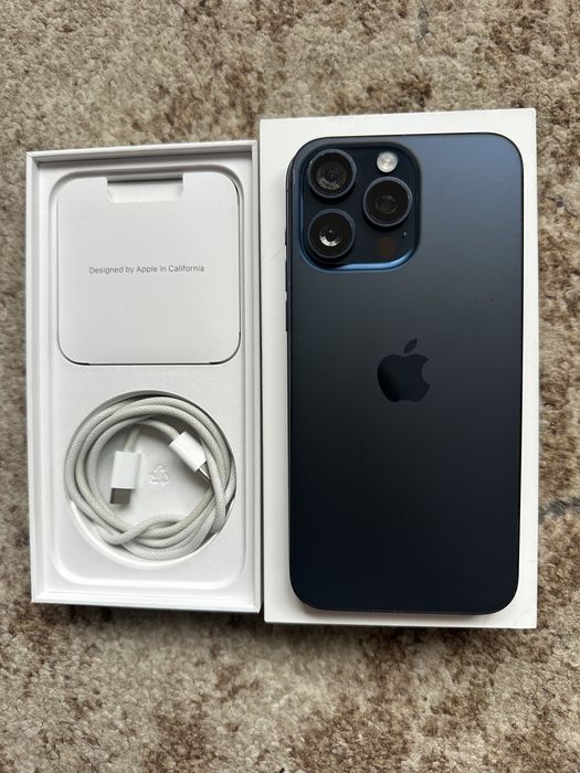 De vanzare iPhone 15 Pro Max Blue Titan, 512Gb- pret fix