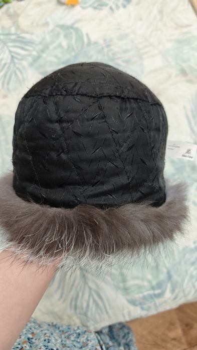 Шапка из меха лисы