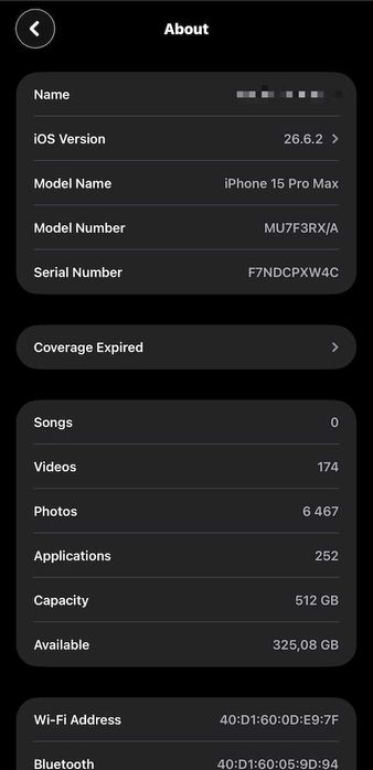iPhone 15 Pro Max, 512GB, Blue Titanium