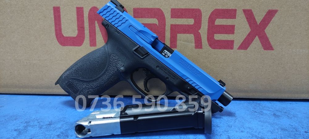 7.5j pistol bile cauciuc paintball CO2 cu recul S&W nu autoaparare