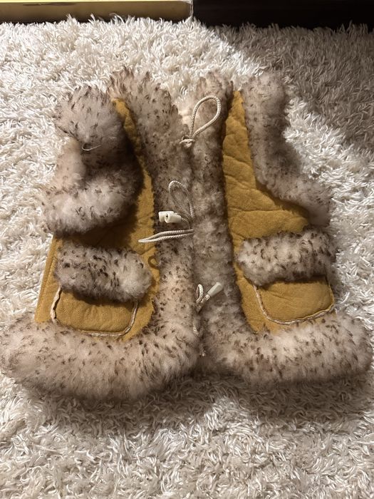 Vesta pentru fetite blana naturala