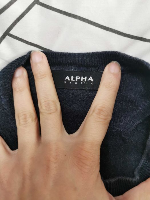 Bluza merino 100% merino, handmade, Alpha Studio