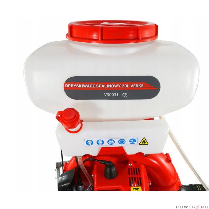 Atomizor, pulverizator pe benzina, motor in 2 timpi 2,9 CP, capacitate