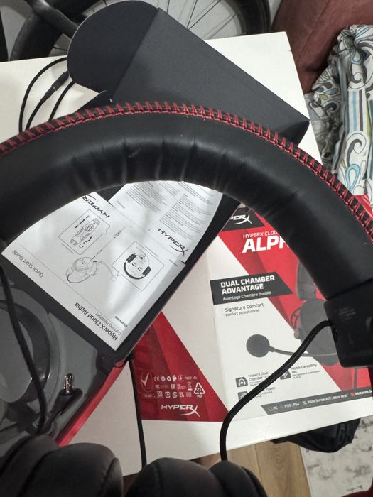 Наушники HyperX Cloud Alpha черно-красный