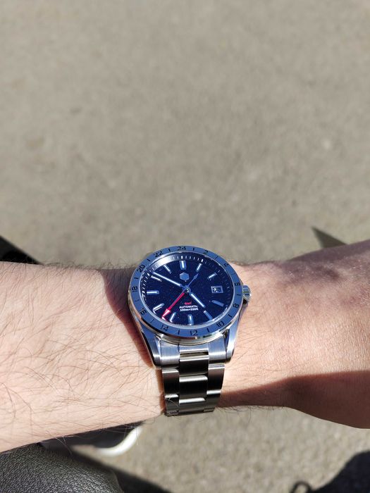 Ceas San Martin SN0129-G-B GMT Aventurine