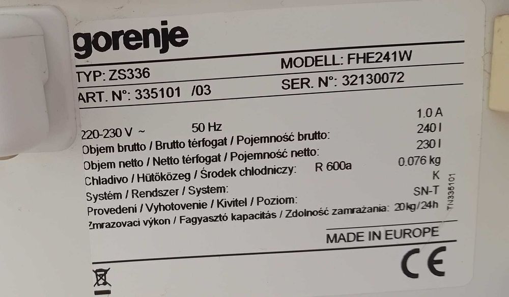 lada frigorifica Gorenje