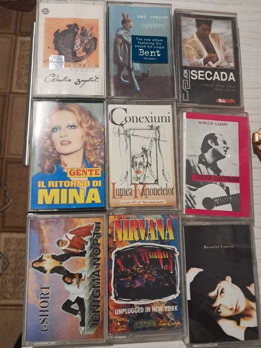 Casete audio Maxell JVC Raks Sony si altele