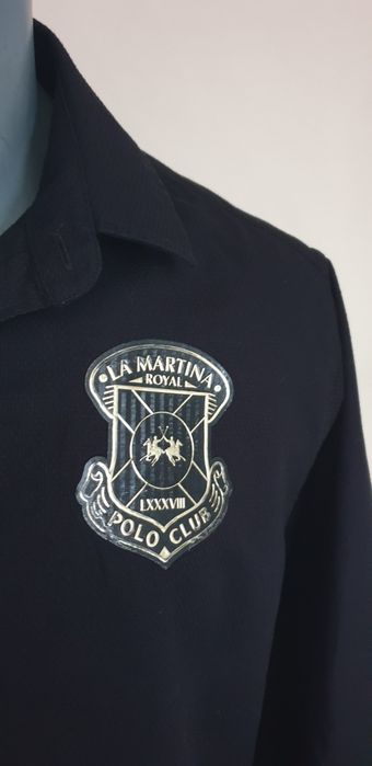 La Martina Cotton Slim Fit Mens Size M ОРИГИНАЛ! Мъжка  Риза!