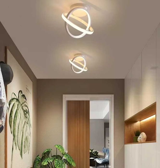 Candelabru LED Sferic Alb Din ALuminiu, Lumina Calda/Rece/Naturala