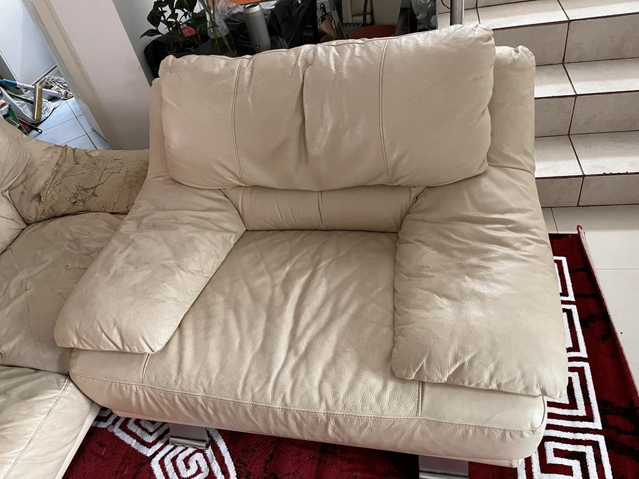 Set canapele de piele 3+2+1