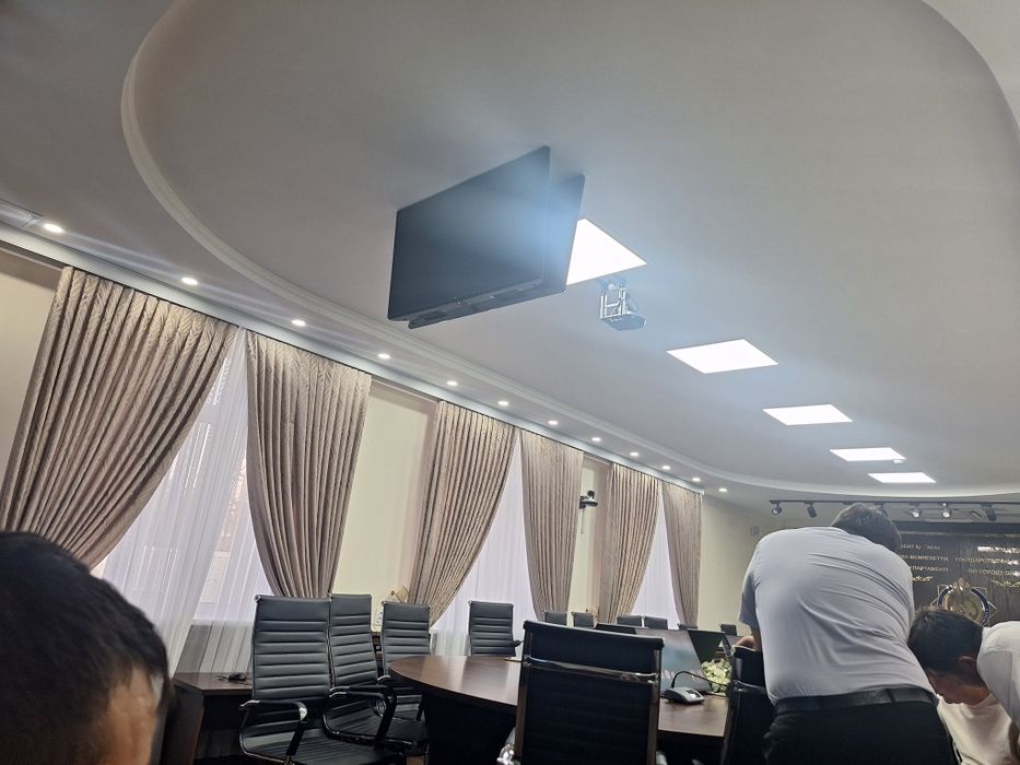 Установка видео проектор