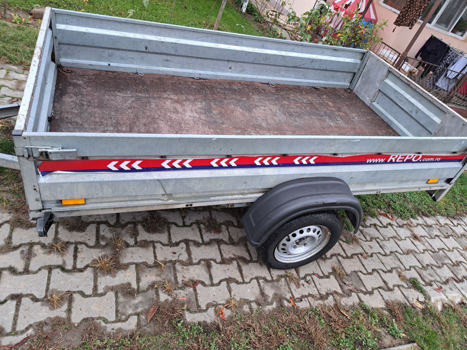 Remorca  auto 750 kg basculabila special pt ATV (platforma ATV)  cat B