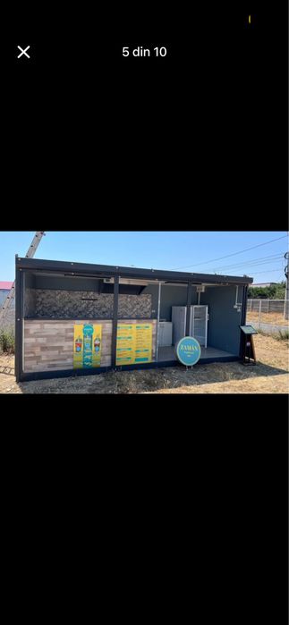 Se vinde container fix ca in pozele de prezentare, fost fast food