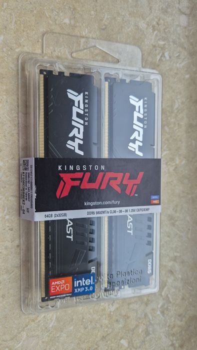 Kingston FURY Beast 64GB DDR5 5600MHz CL36 Kit Dual Channel sigilat