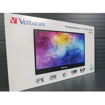 Monitor Portabil Verbatim PM-14, Ecran Mobil Full HD, Cod 121705