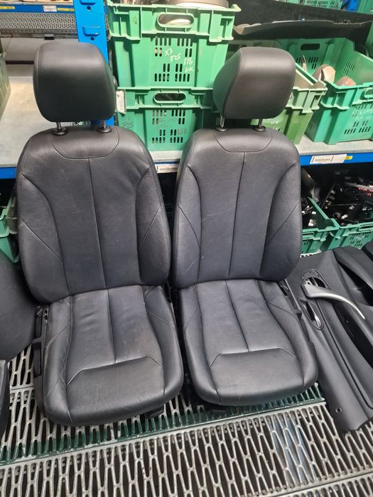 Interior scaune piele neagra fara incalzire bmw f20 seria 1