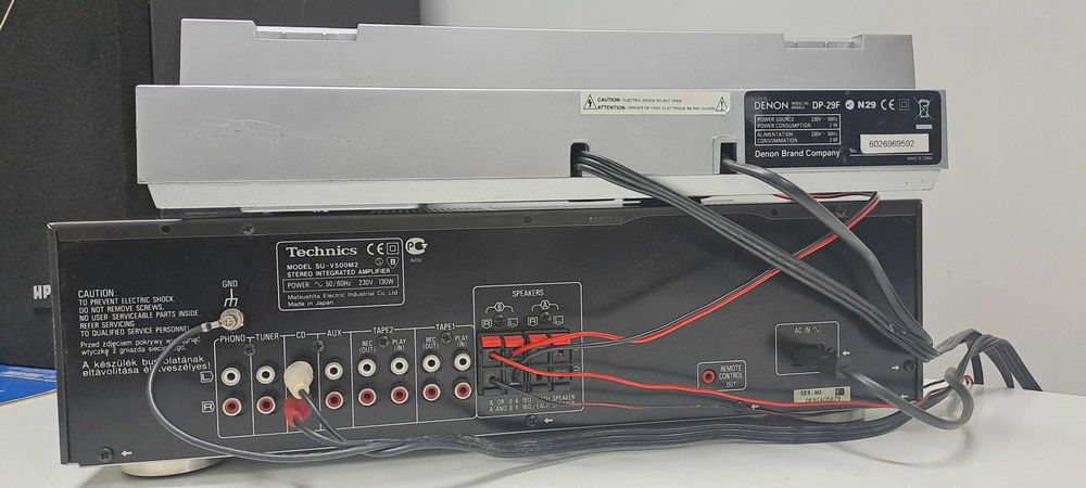 Denon pick-up DP 29F fully automatic turntable sistem platan vinil