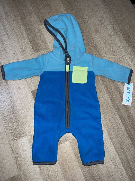 комбинезон Carters Флисовый для маленьких мальчиков - Синий